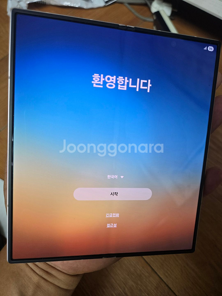 미국언락폰(공기계,자급제) 갤럭시 Z 폴드6 핑크--6