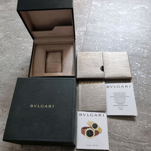 불가리 정품 시계 케이스 박스.불가리 시계 책자