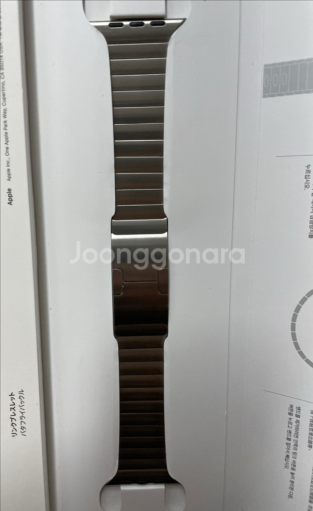 애플워치 링크브레이슬릿 실버 42mm SS~SSS급--4