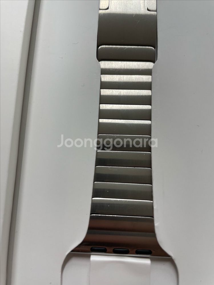 애플워치 링크브레이슬릿 실버 42mm SS~SSS급--0