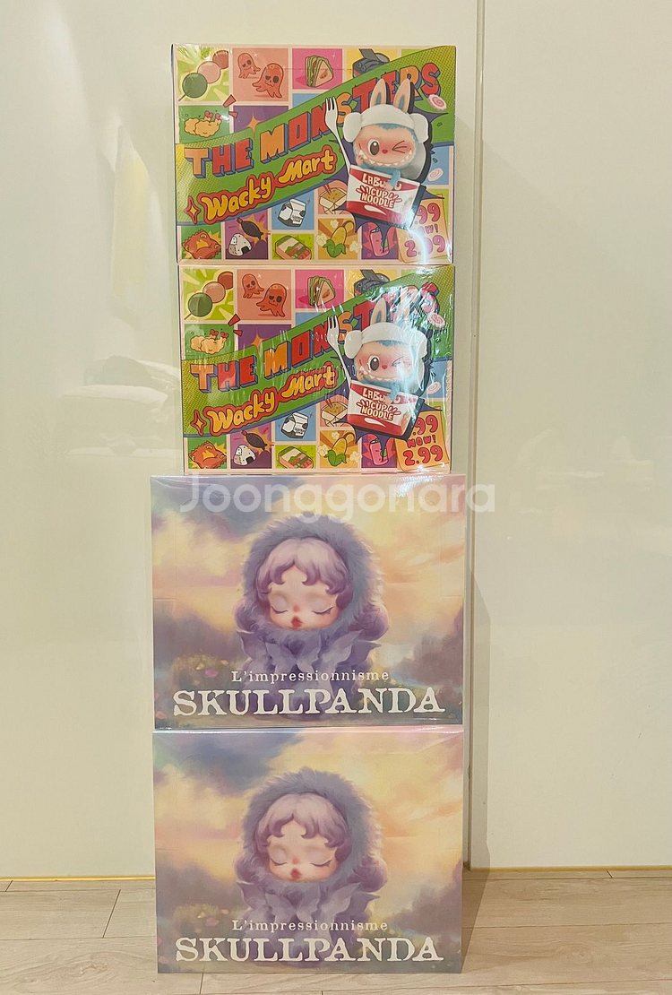 팝마트 스컬판다 빛의정원, 라부부 수상한편의점 미개봉--0