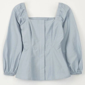 시에 sie 리안 스퀘어넥 블라우스 파우더블루 S