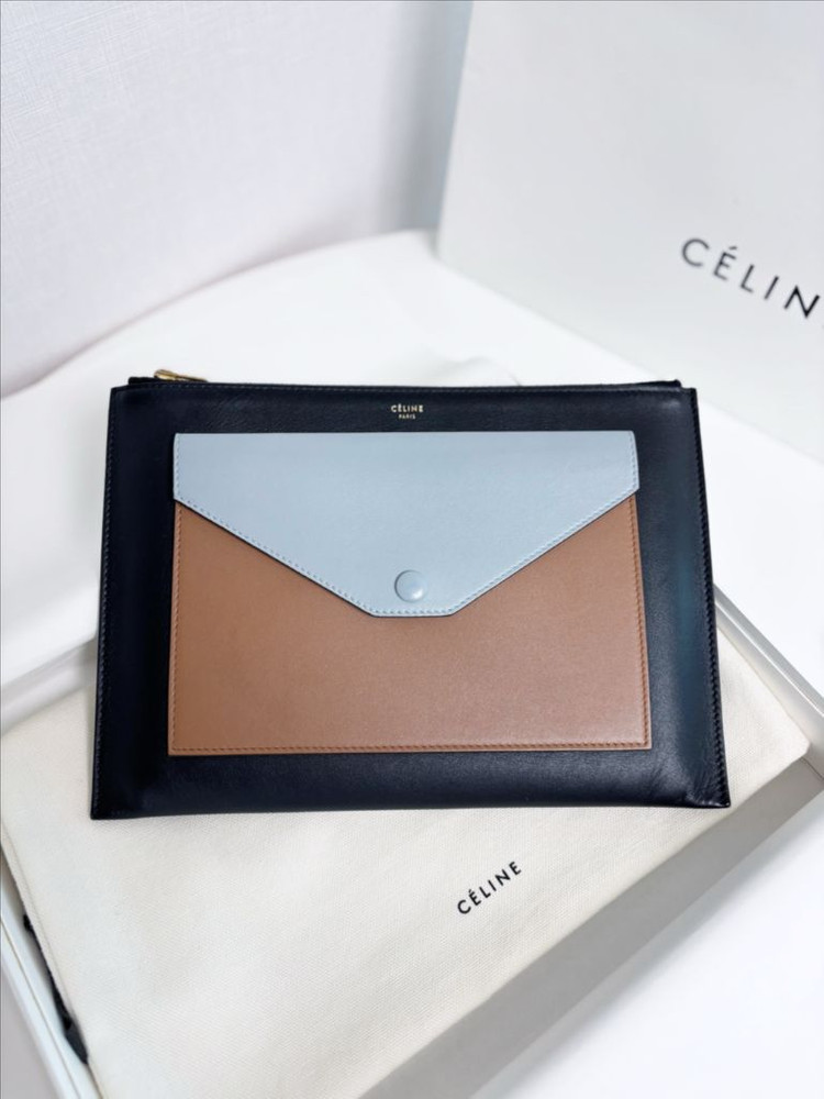 셀린느 CELINE 포켓 엔벨로프 클러치 풀세트 정품--2