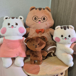 [일괄판매]돗투돗 돗람이가족+돗꼬미 인형