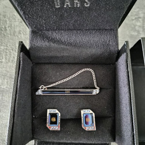 닥스 넥타이핀 커프스 단추 세트