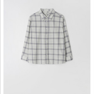 윤슬샵 the blues check shirt