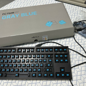레오폴드 FC750RBT 그레이블루 정리합니다 (최상급
