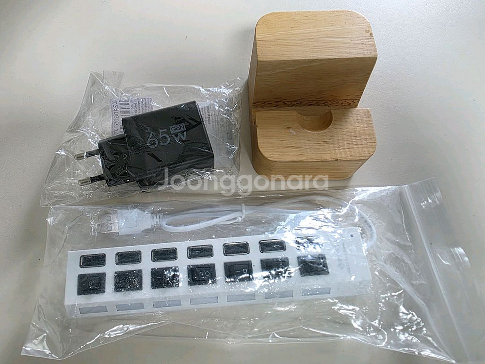 폰 충전,usb 허브 (7포트),폰 거치대/일괄/미개봉--0