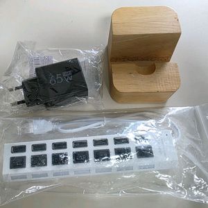 폰 충전,usb 허브 (7포트),폰 거치대/일괄/미개봉