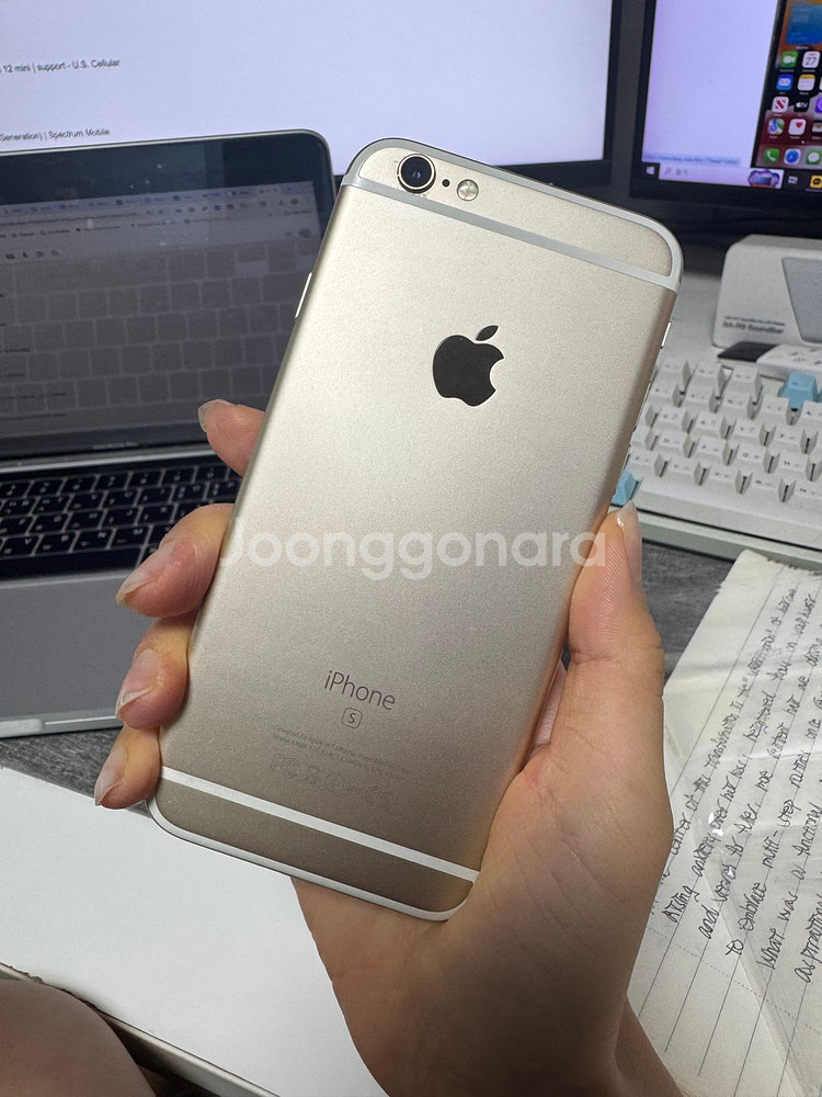 애플 아이폰 iPhone 6S 골드 128gb--4
