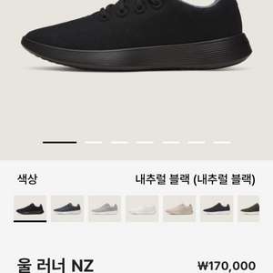 올버즈(allbirds) 울러너NZ 신발(265)