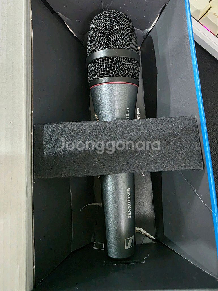 젠하이저 e865 보컬 마이크 미사용품--1