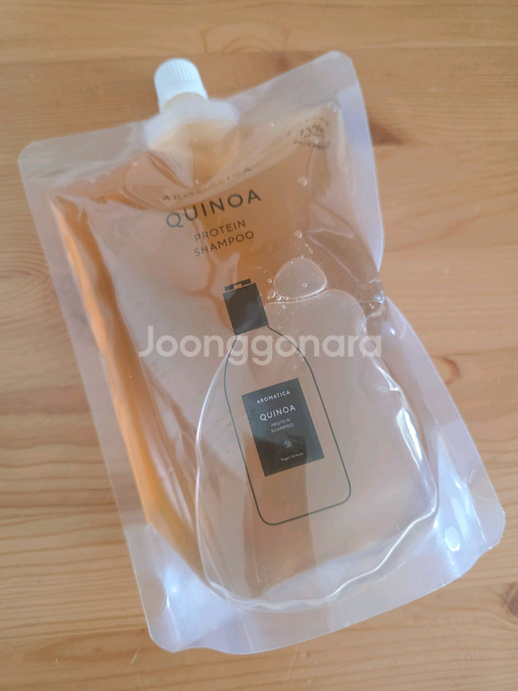 새상품 아로마티카 퀴노아 프로틴 샴푸 리필 500ML--0