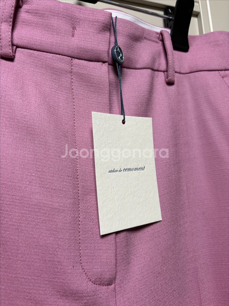 쎄모먼 핑크 팬츠 38 (택채 새제품)--1