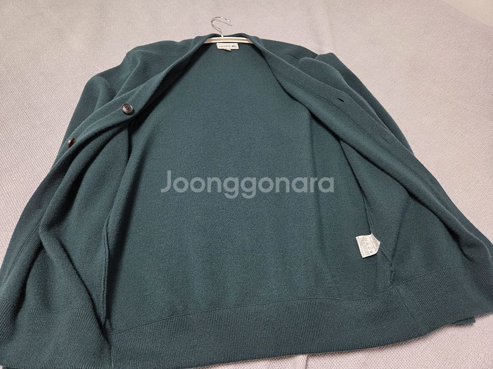 라코스테 베이직 V넥 가디건 AH460E-53N--3