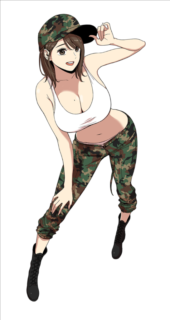 뷰티풀 군바리 정수아 한정판 피규어 스태츄 1/7 웹툰--1