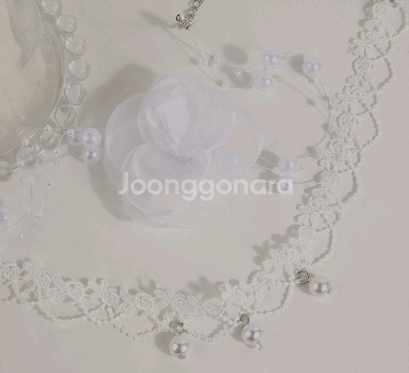 5종 초커 목걸이 웨딩촬영소품(새제품)--2