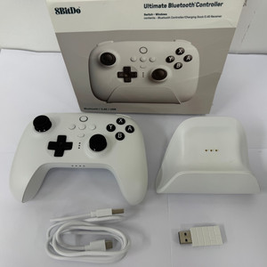 8BitDo 게임패드 NS 블루투스버전 컨트롤러 화이트