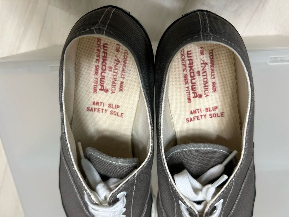 아나토미카 와쿠와 덱슈즈 그레이 275사이즈 이미지