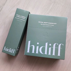 미개봉 새상품인 hidiff 로열 버블 토너와 클린 키