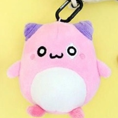 메이플스토리 핑크빈 인형 키링