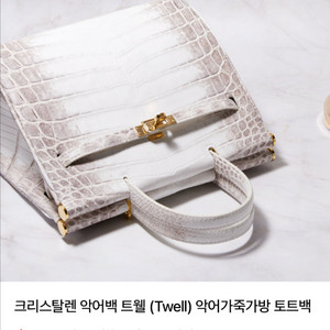 크리스탈렌 악어백 토트백 거의 새상품 급처분(10월1일