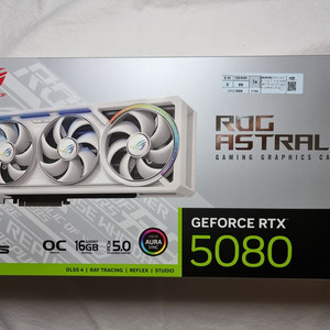 ASUS Astral 5080 WHITE OC 대원판