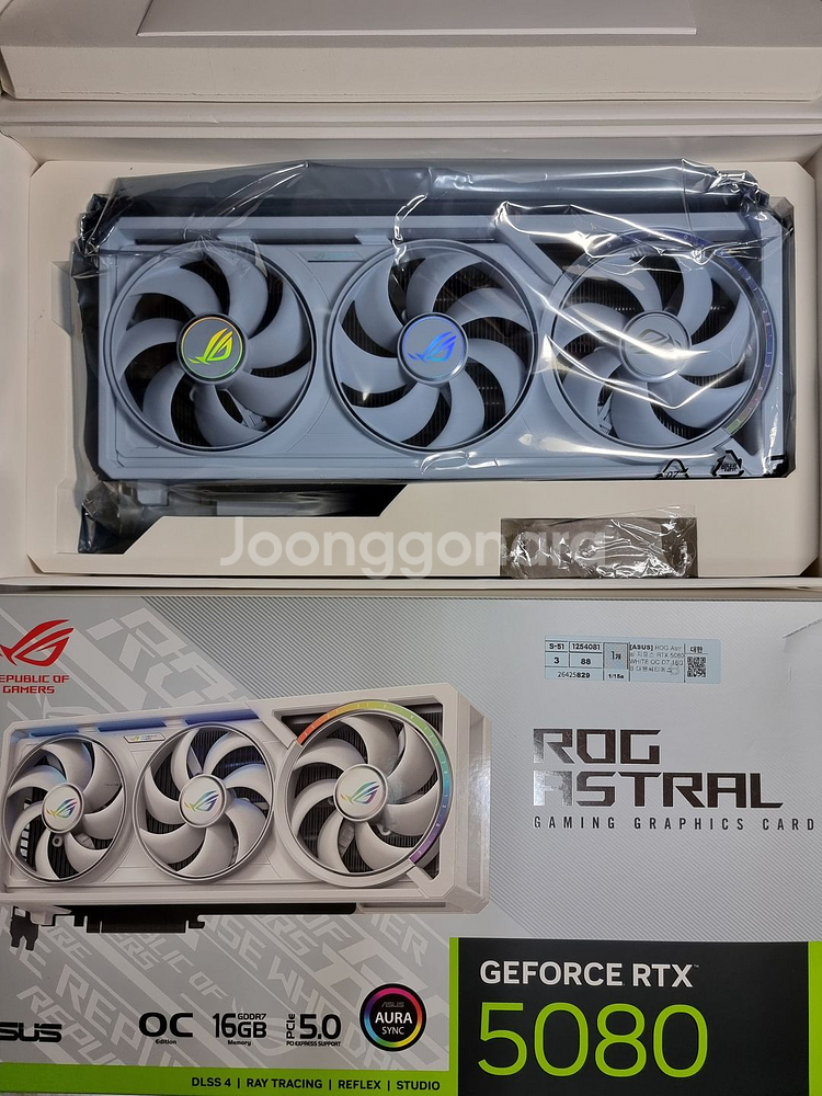 ASUS Astral 5080 WHITE OC 대원판--1