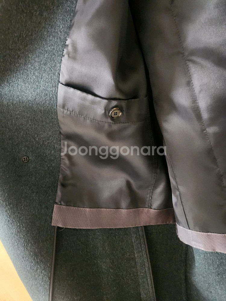 [52]알레그리 23fw 핸드메이드 세미더블 코트--2