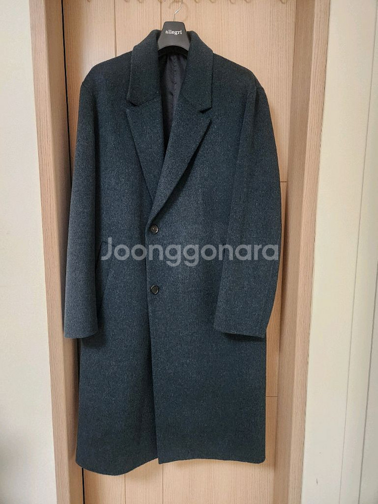 [52]알레그리 23fw 핸드메이드 세미더블 코트--0