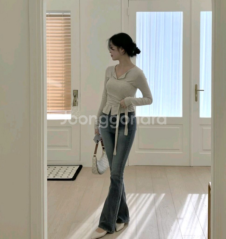 랩 가디건 티셔츠 새상품--3