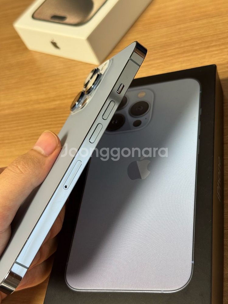 아이폰13 프로 시에라 블루 256GB--2