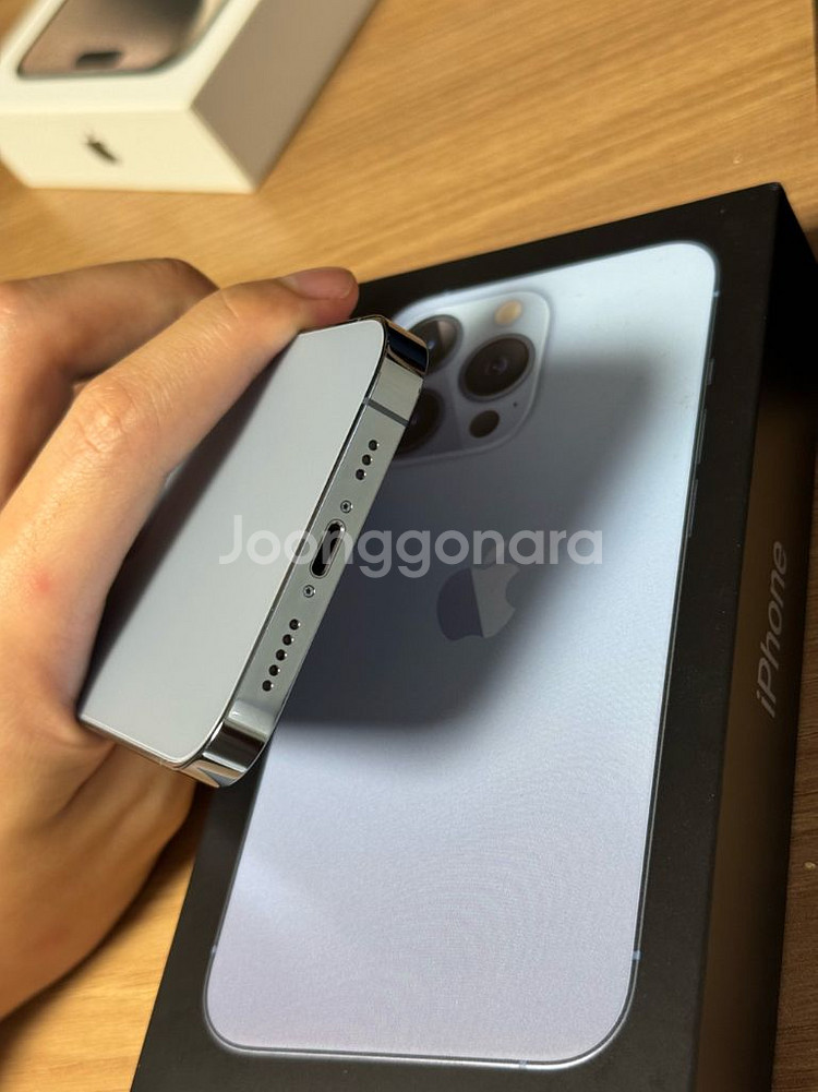 아이폰13 프로 시에라 블루 256GB--5