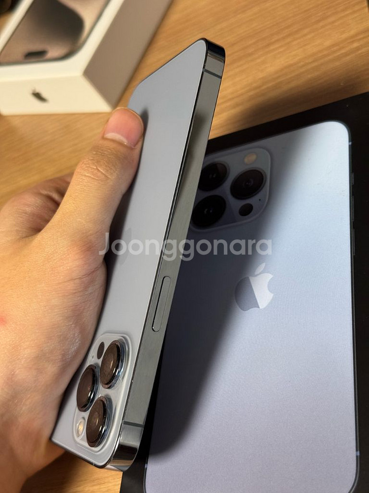 아이폰13 프로 시에라 블루 256GB--7