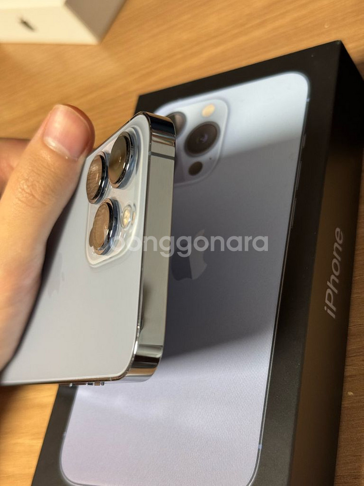 아이폰13 프로 시에라 블루 256GB--8