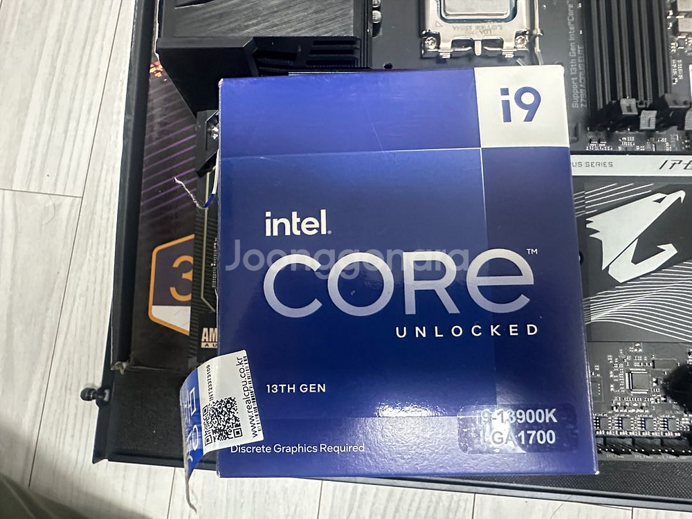 13900k + aorus elite 메인보드--1