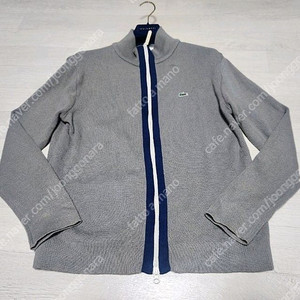 라코스테(LACOSTE) 그레이 짚업 스웨터 95