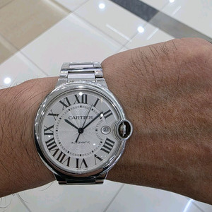 까르띠에 발롱블루 스틸 시계 정품