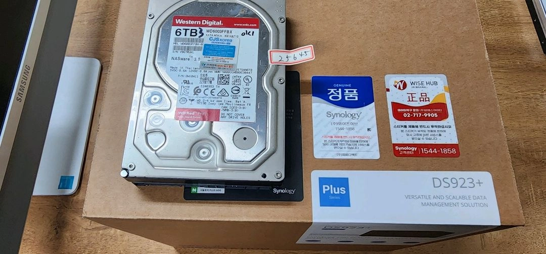 시놀로지 DS923+ WD RED PRO 6TB - 안심되는 중고거래