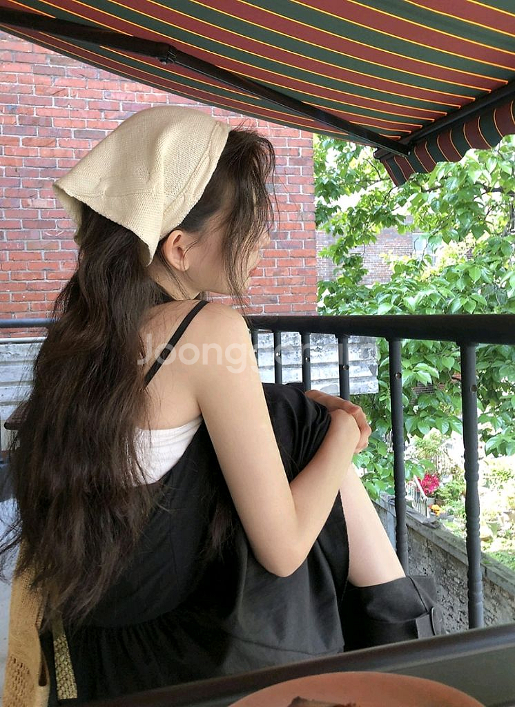 더바넷 st 니트 헤어 커치프 보넷 바라클라바 프레클--2