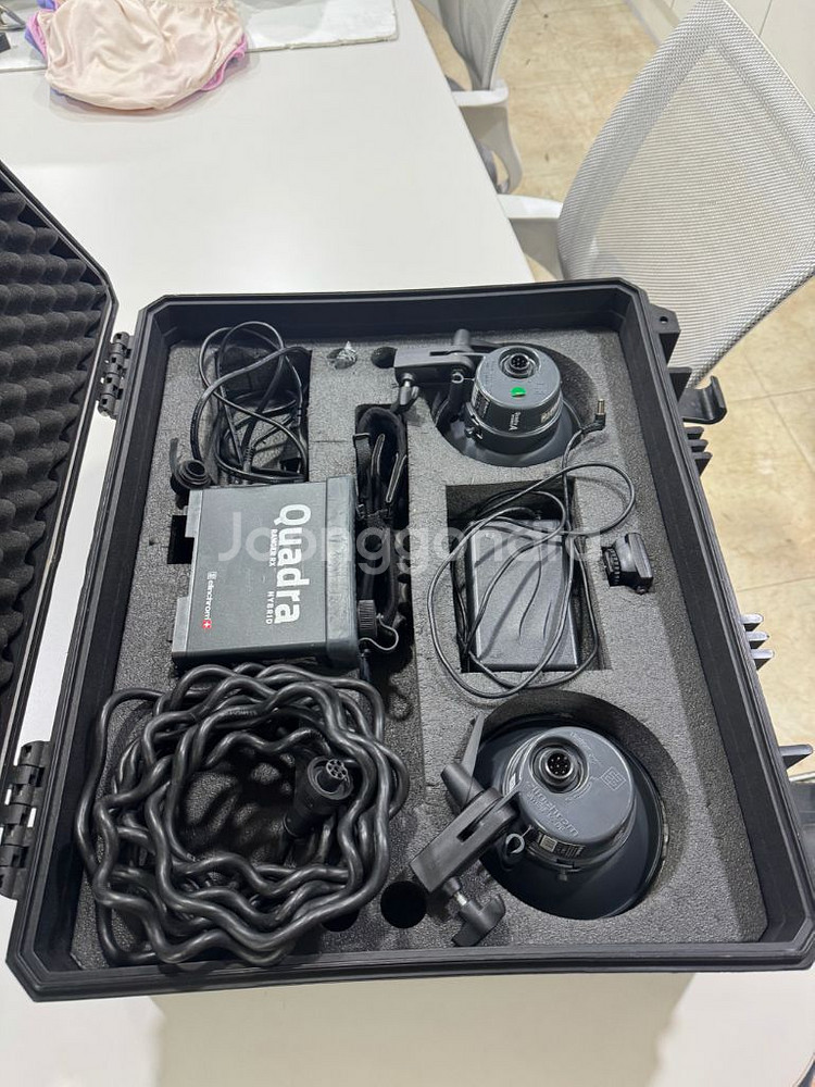 Elinchrom Quadra 조명 키트 배터리 없음--0
