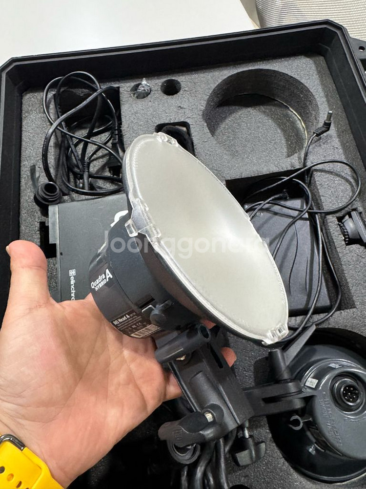 Elinchrom Quadra 조명 키트 배터리 없음--6