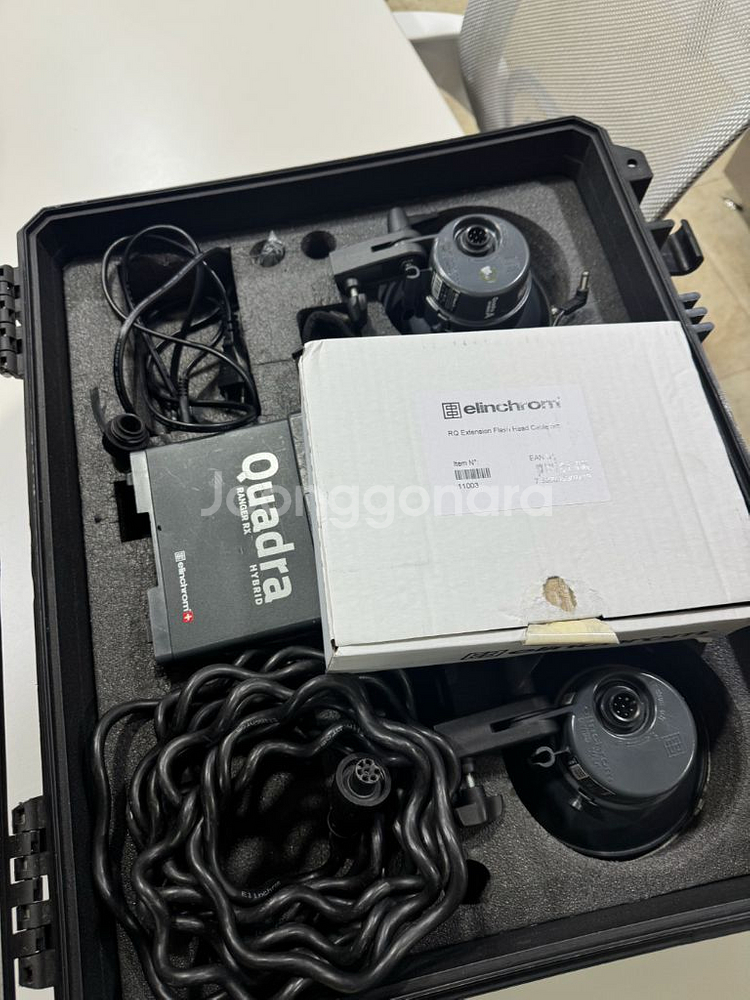 Elinchrom Quadra 조명 키트 배터리 없음--8
