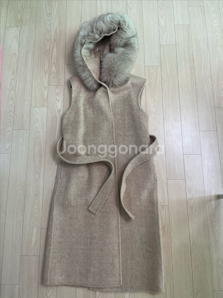 미미씨엘 핸드메이드 롱 조끼--0