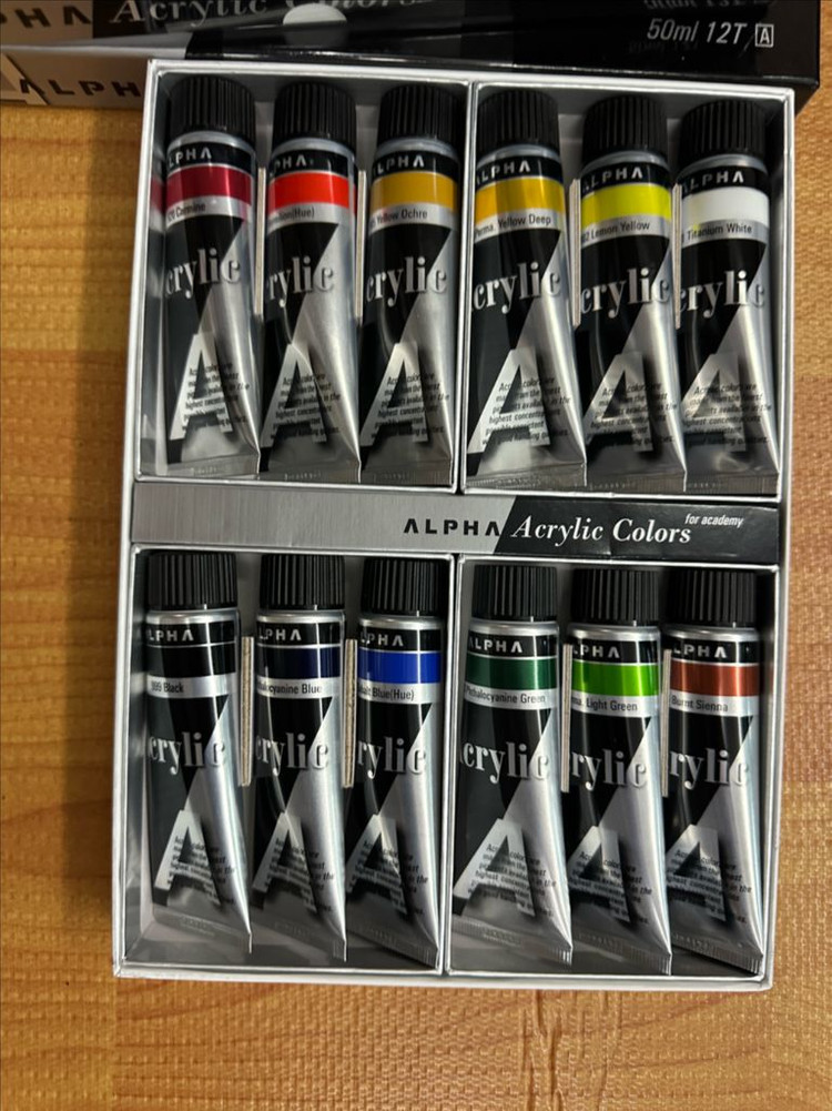 알파 아크릴물감(50mL)--1