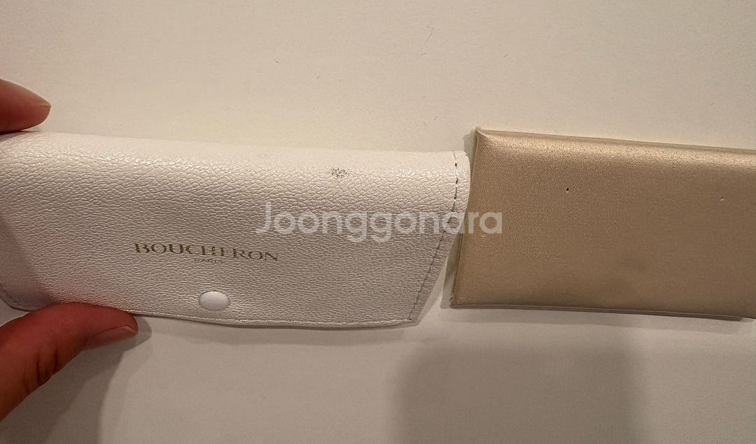 부쉐론 귀걸이 파우치+쇼핑백 (정품 새제품)--4