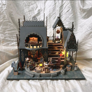 DIY 미니어처하우스 완성품 (LED)