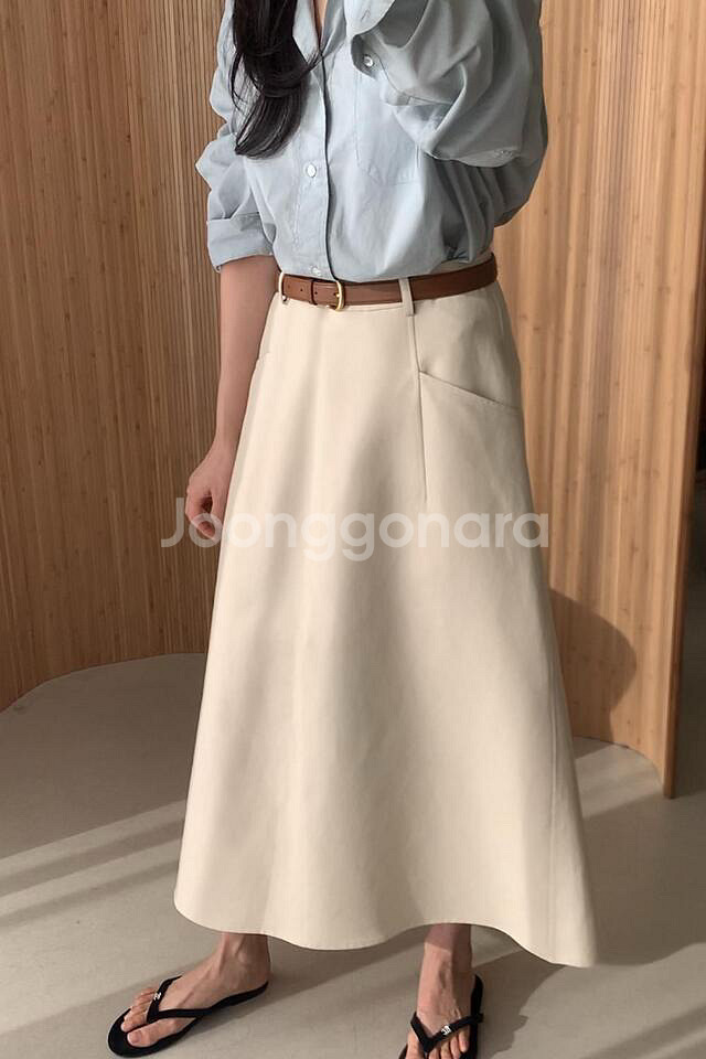 보웬 베인 A라인 스커트 새상품--0
