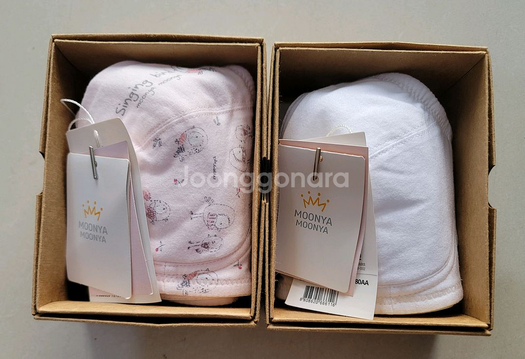 무냐무냐 주니어브래지어 80AA 총2박스 새상품 택포--0