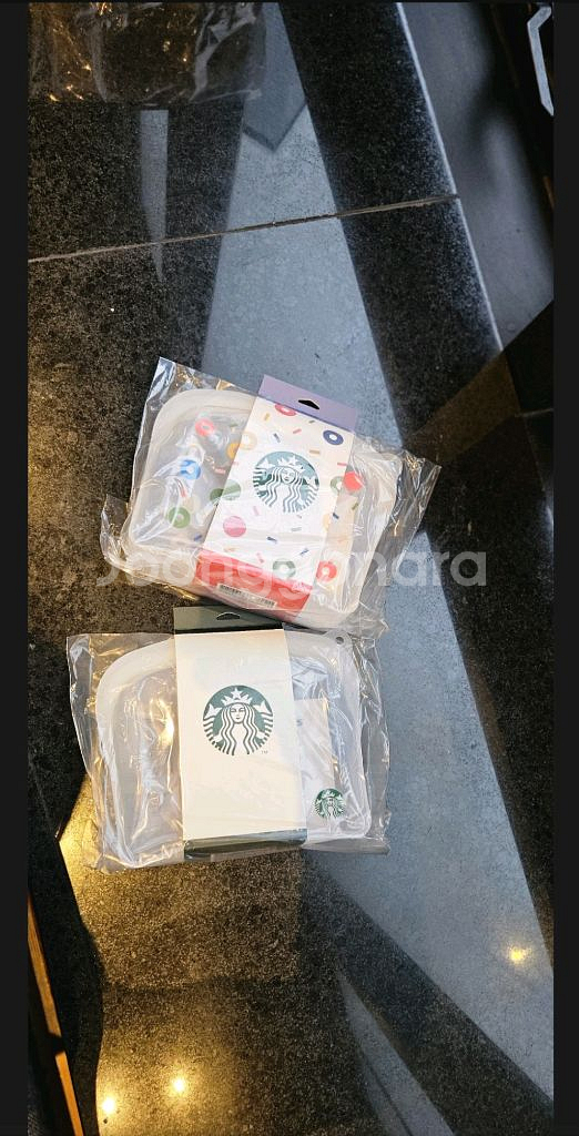 스타벅스 실리콘 푸드백 개당 12,500--0